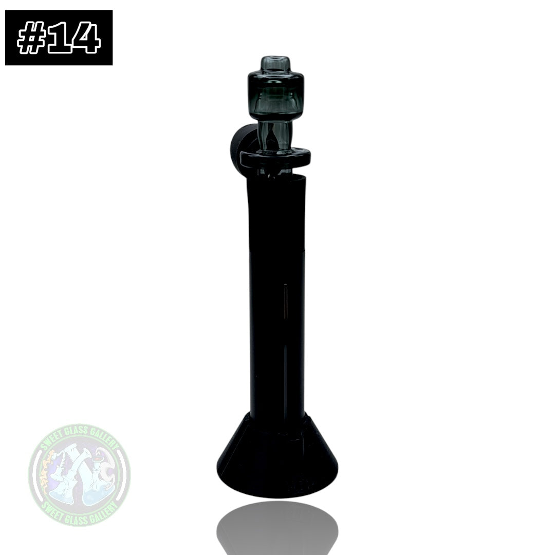 Rone Glass -Puffco Pivot Top #14 - Transparent Black