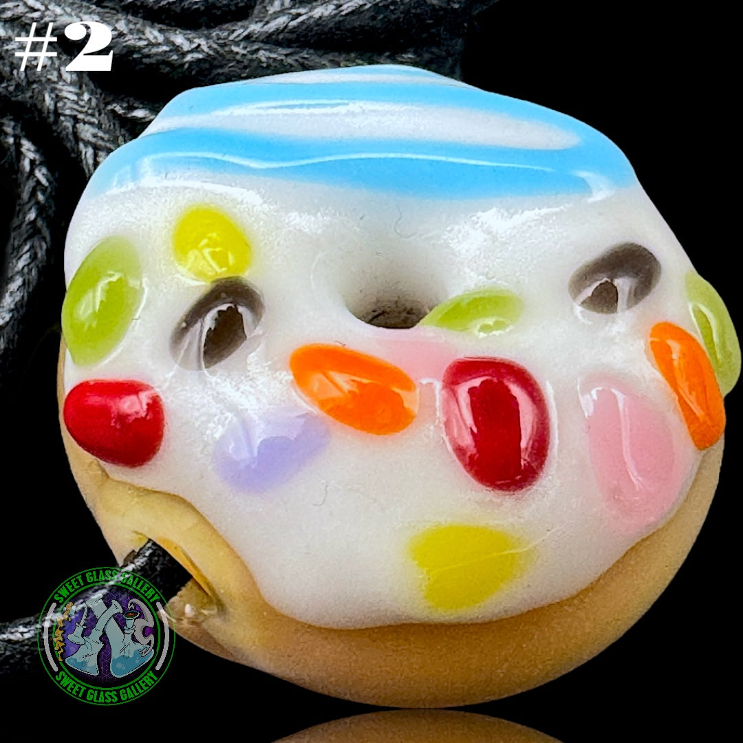 KGB Glass - Donut Pendant #2