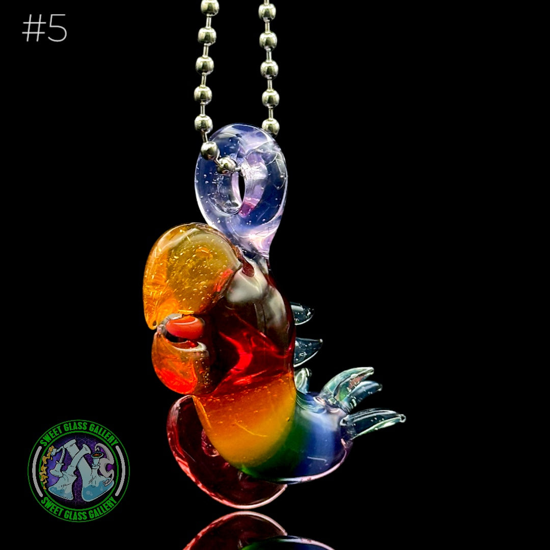 RJ Glass - Pendant - Bird #5