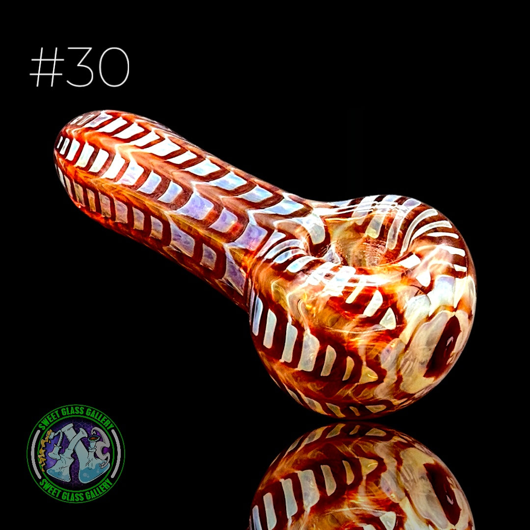 Daniel's Glass Art - Dry Pipe #30 - Wrap & Rake