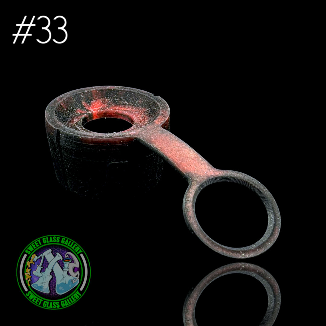 One Trick Pony - Rockulus Tether #33 - Puffco Peak Pro 3DXL - Black/Red