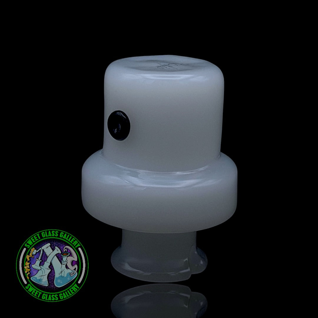 Rone Glass -Puffco Pivot Top #7 - Spray Can Tip White