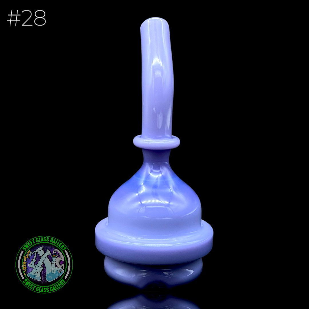 Zach Harrison - Puffco Peak Attachment #28 - Short Path Sipper Dry (Milky Violet)