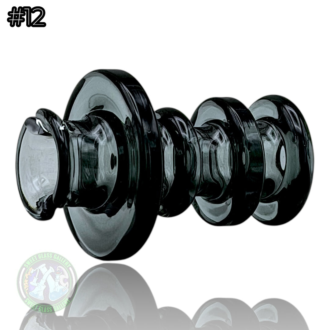 Rone Glass -Puffco Pivot Top #12 - Transparent Black
