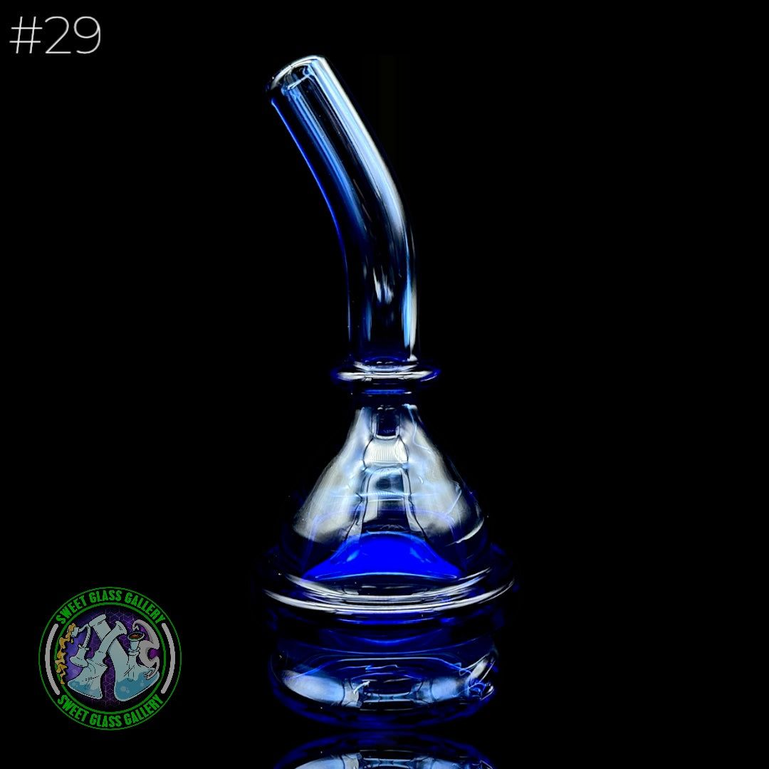 Zach Harrison - Puffco Peak Attachment #29 - Short Path Sipper Dry (Light Cobalt Blue)