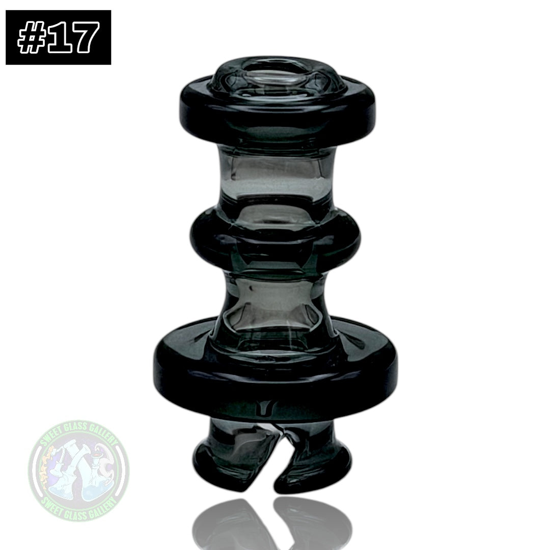 Rone Glass -Puffco Pivot Top #17 - Transparent Black