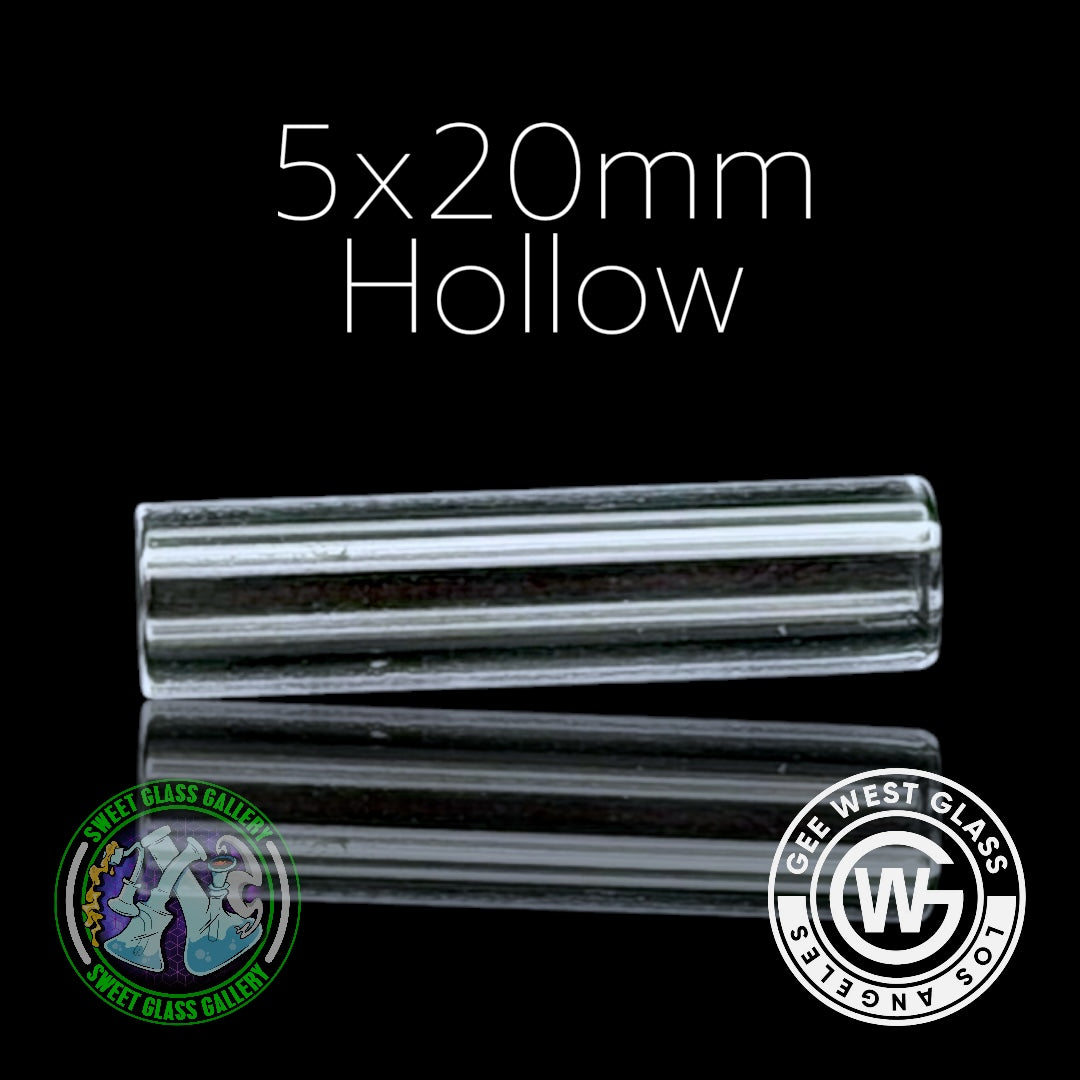 GeeWest - Pillar #23 - 5x20mm Hollow Quartz