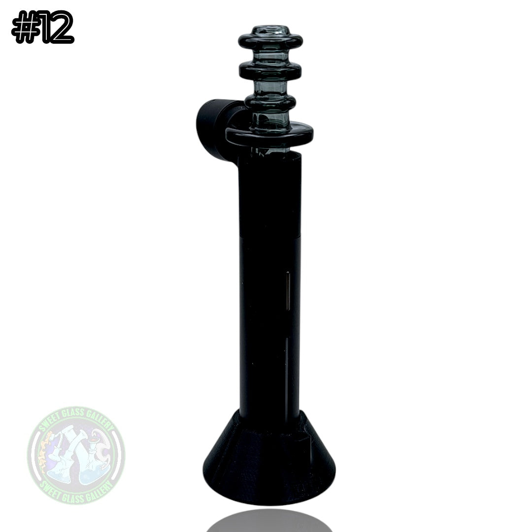 Rone Glass -Puffco Pivot Top #12 - Transparent Black