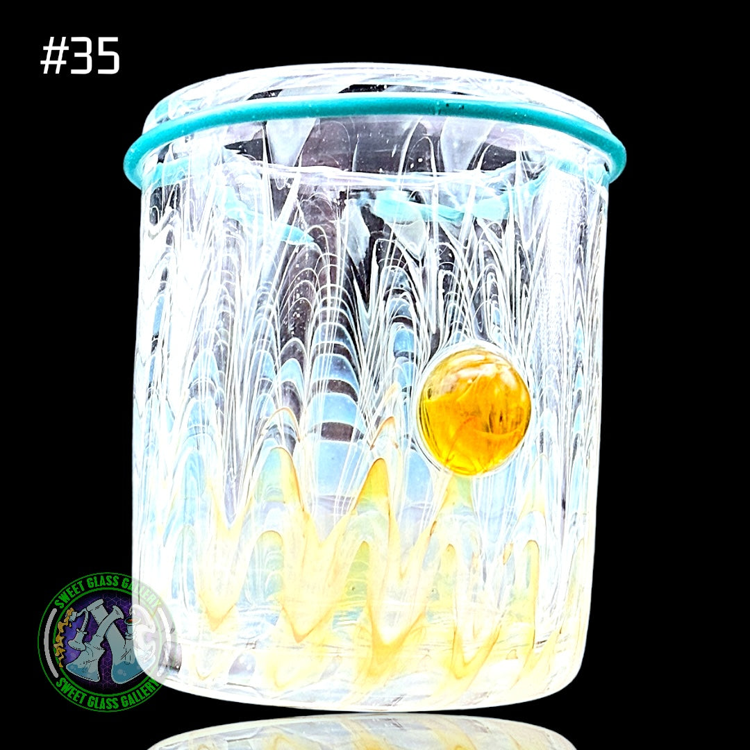 Ben’s Glass Art - Baller Jar #35 - Fume