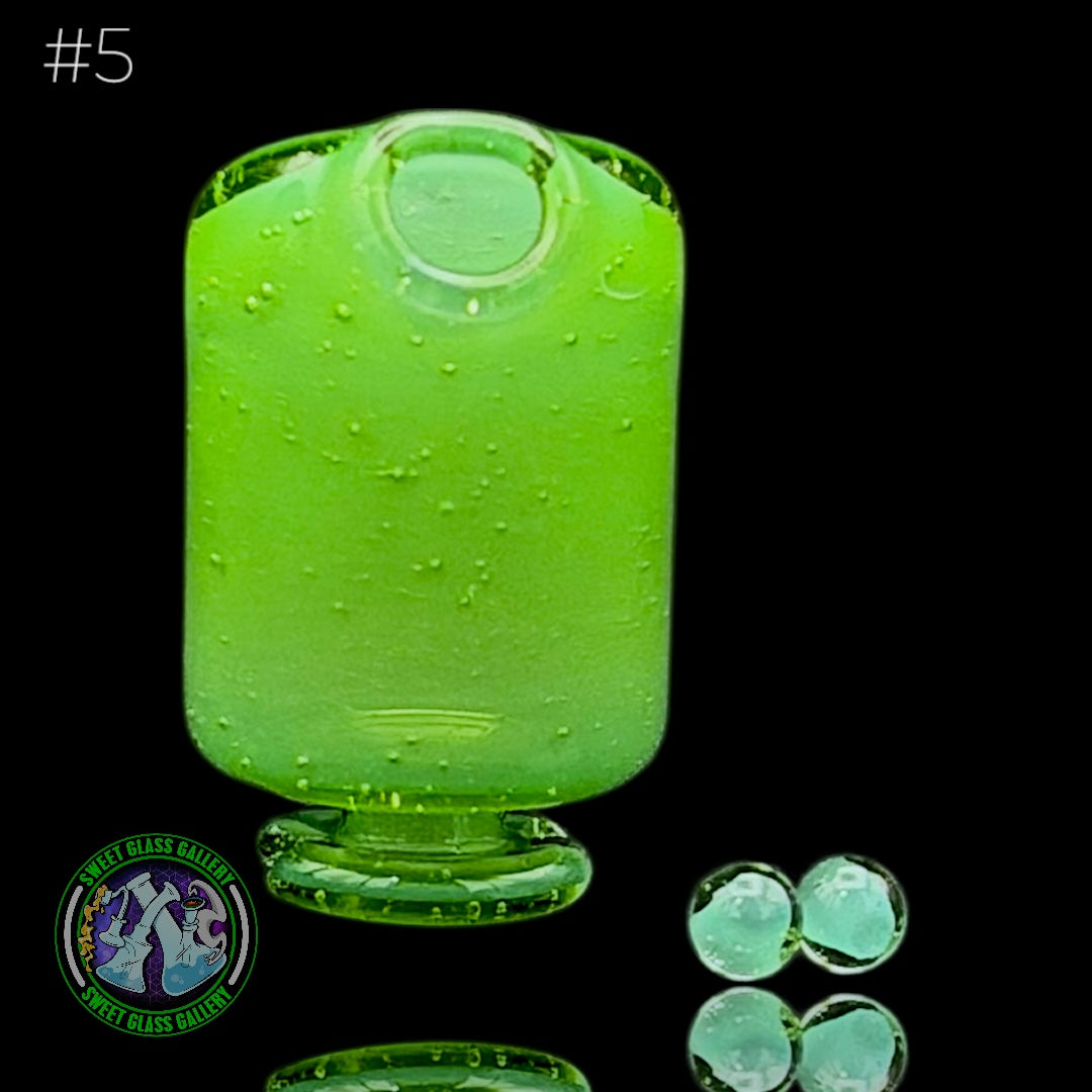 Kizmit Glass - Pivot Top #5 (Seaweed)