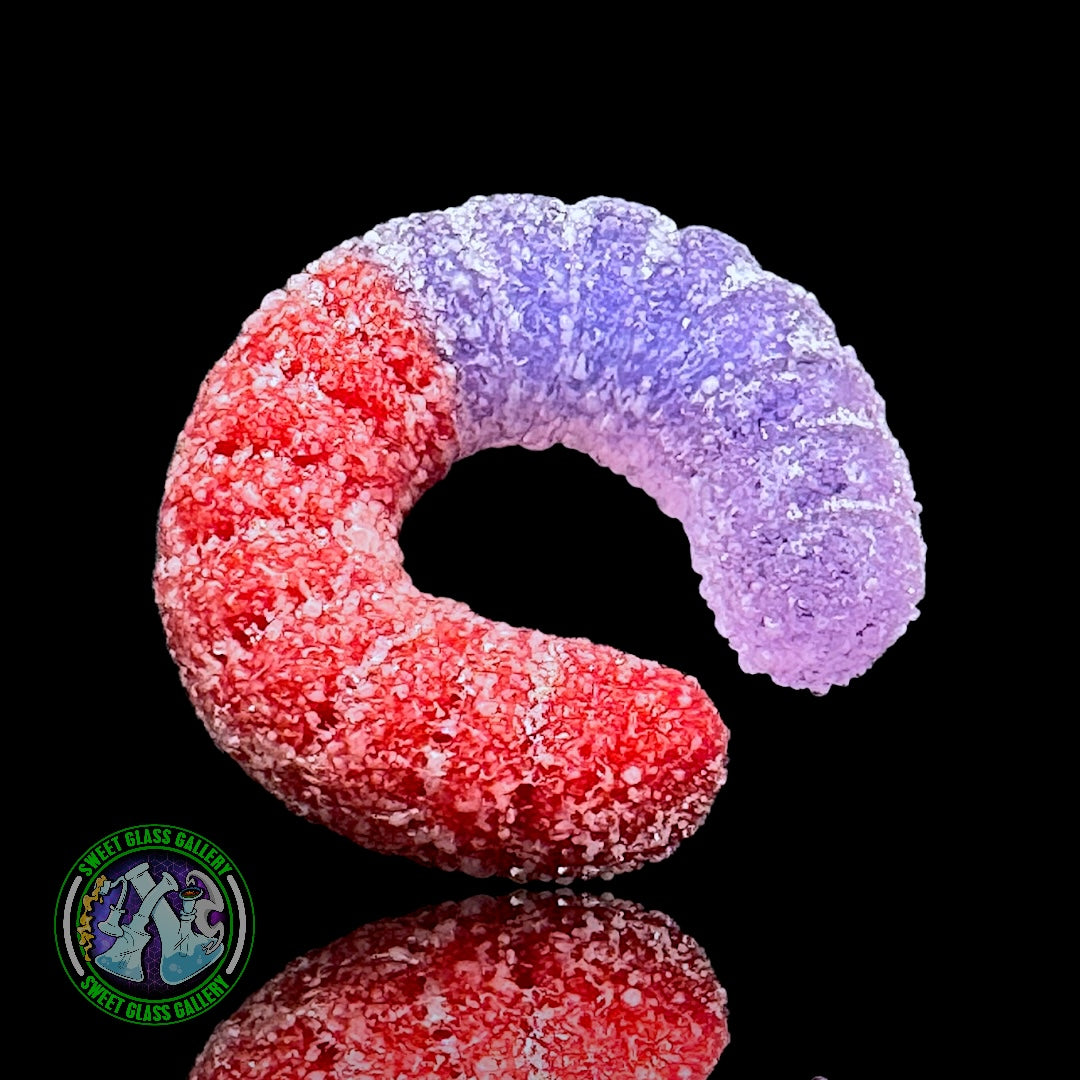 Emperial Glass - Marble/Cap Stand #1 - Sour Gummy Worm