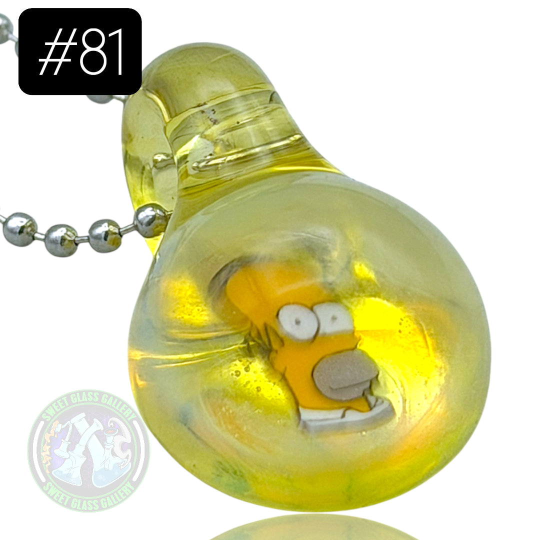 Keys Glass - Pendant #81 (Homer - The Simpsons)