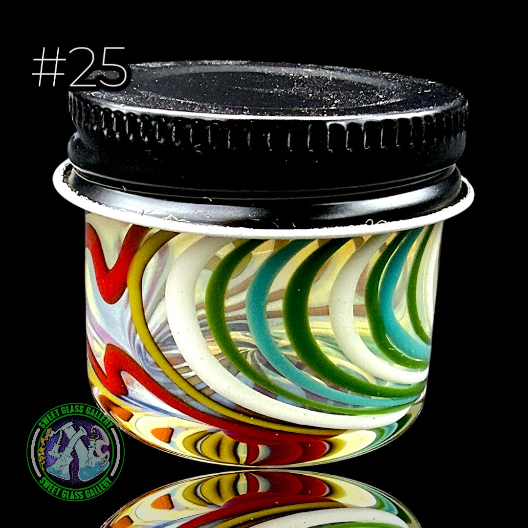 Ben’s Glass Art - Baller Jar #25 - Inside Out Tech