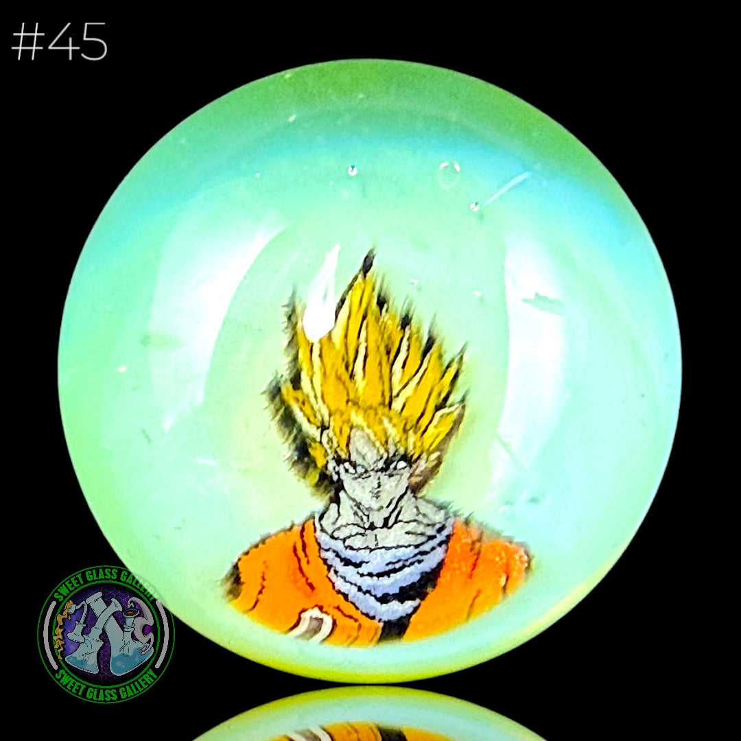 Keys Glass - Marble #45 (Goku - Dragon Ball Z)