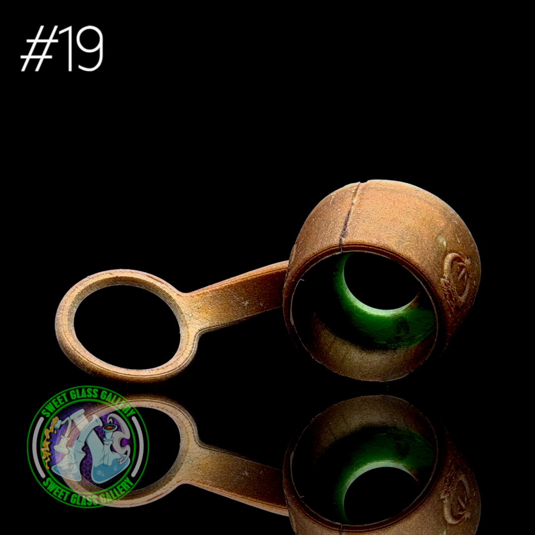One Trick Pony - Rockulus Tether #19 - Puffco Peak Pro 3DXL - Caramel/Green Apple