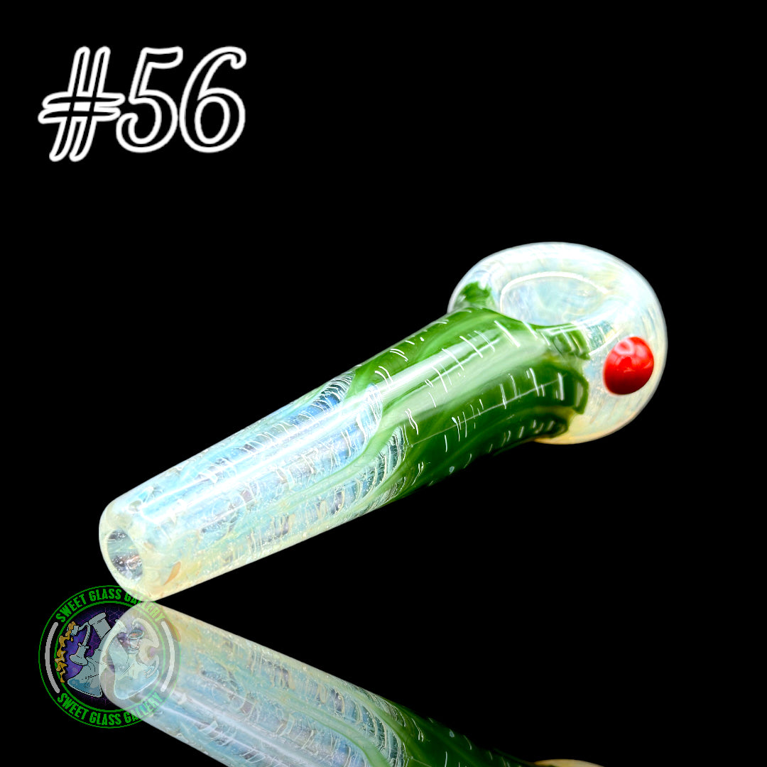 Daniel's Glass Art - German Glass Thick Hand Pipe #56