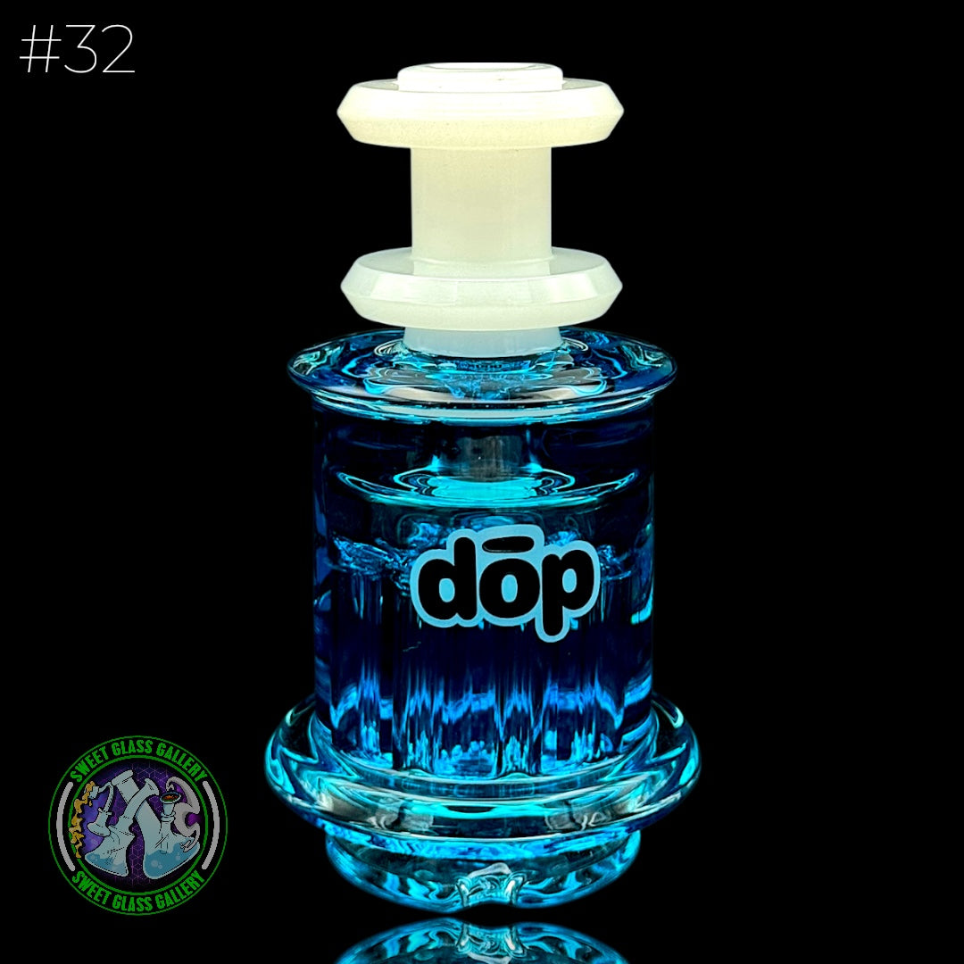 Dōp Glass - Puffco Attachment - Dry Gylcerin Blue #32