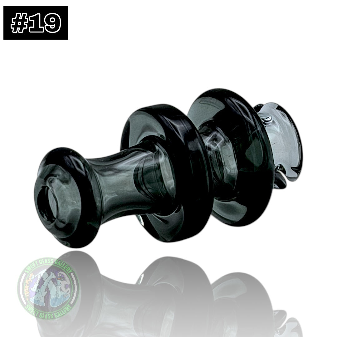 Rone Glass -Puffco Pivot Top #19 - Transparent Black