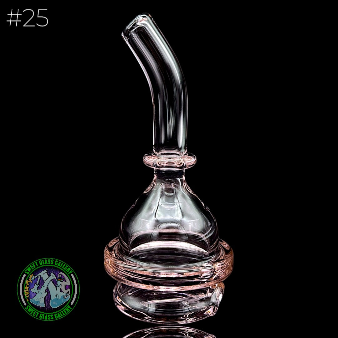 Zach Harrison - Puffco Peak Attachment #25 - Short Path Sipper Dry (Transparent Pink)