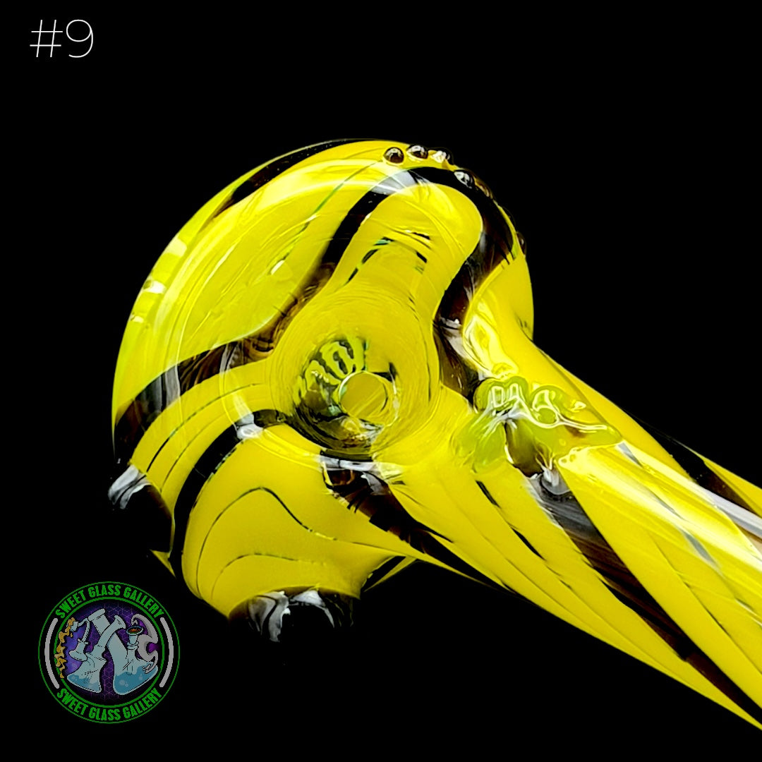 Charisma Glass - Dry Pipe #9 - Lucky Cat