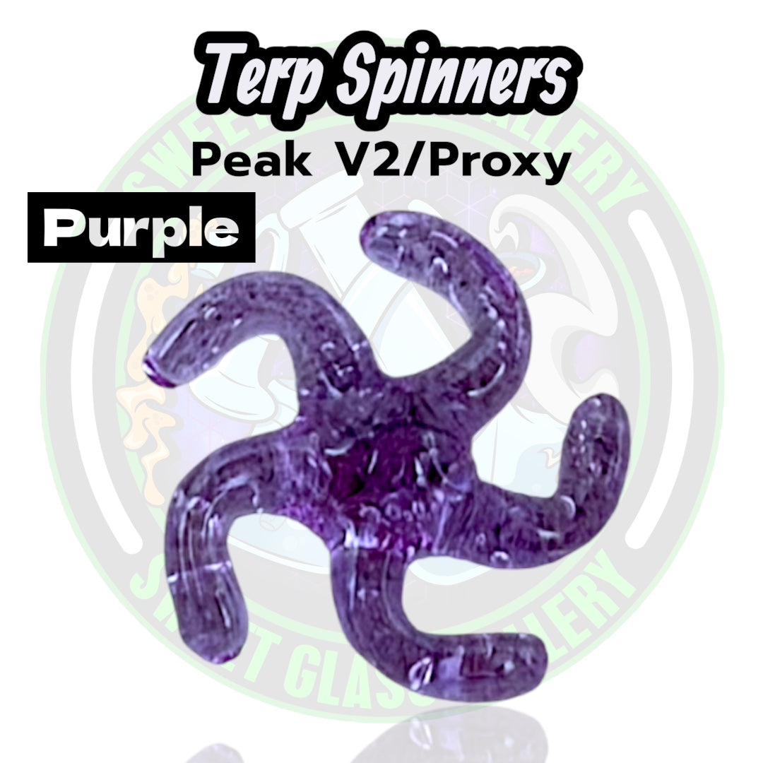Yarbi Glass - Terp Spinners - Puffco Peak v2 / Proxy - Purple