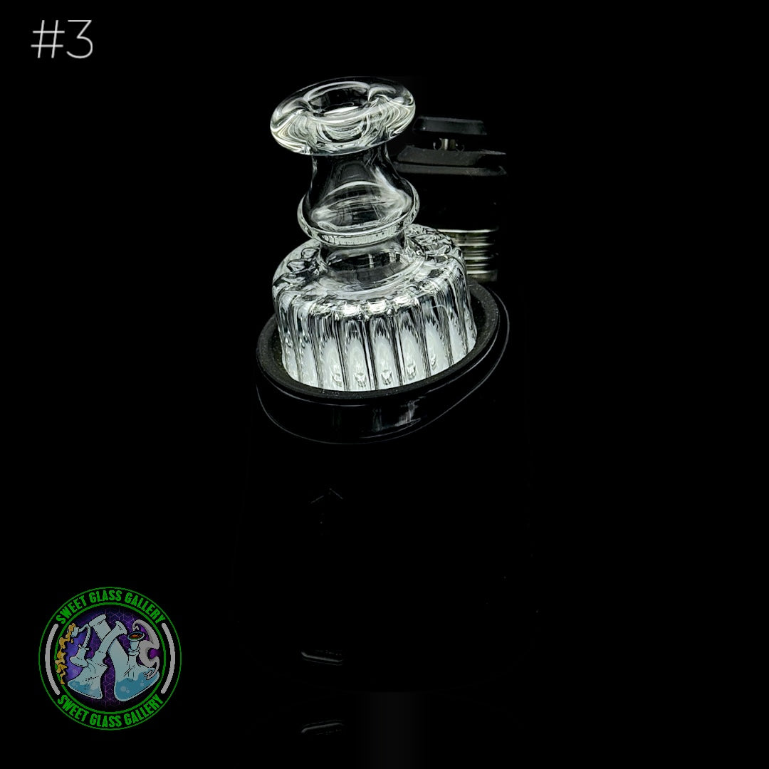 Evol Glass - Attachment - Puffco Peak #3 Corduroy (Clear)