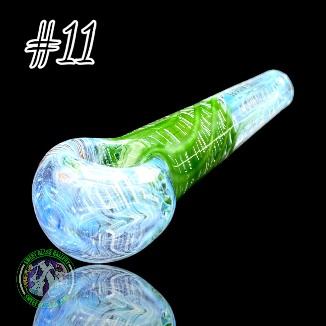 Daniel's Glass Art - German Glass Thick Hand Pipe #11