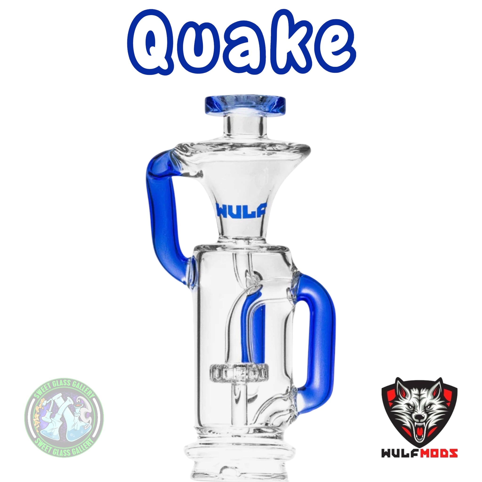 Wulf Mods - Puffco Attachment - Quake - Blue