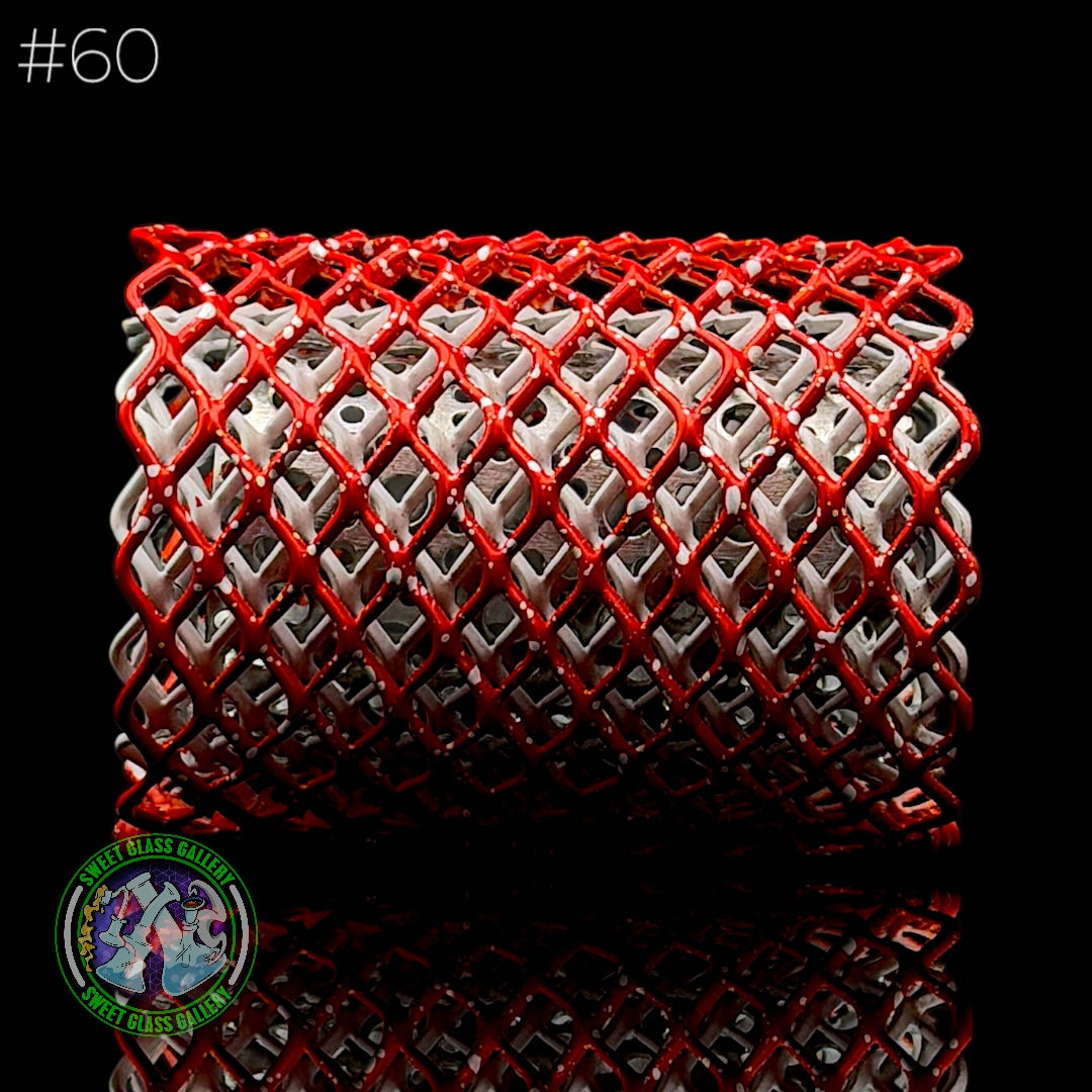 Mamba Guardzz - Heat Cage #60 - Blazer GT8000 Guard (Ghost Series - Red w/ White Splatter)