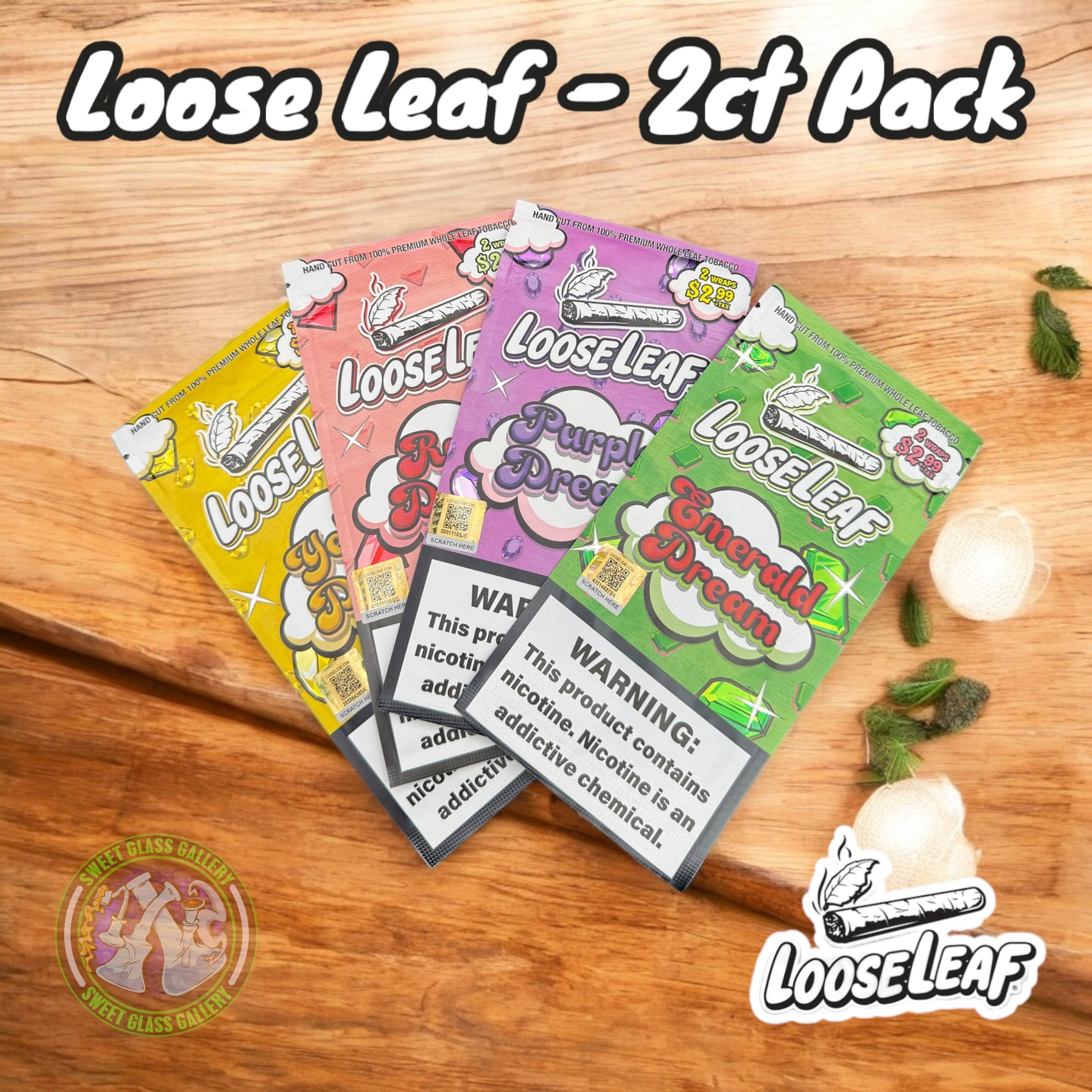 Loose Leaf - 2ct Pack