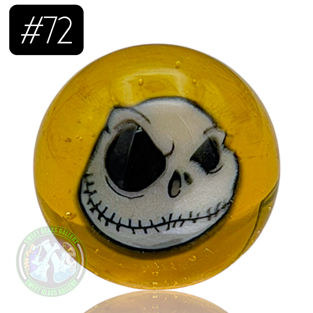 Keys Glass - Marble #72 (Jack Skeleton - The Nightmare Before Christmas)