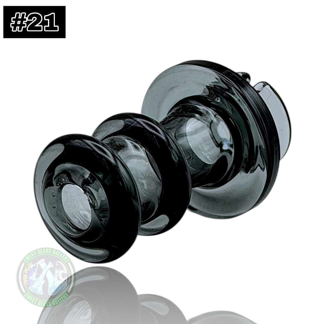 Rone Glass -Puffco Pivot Top #21 - Transparent Black