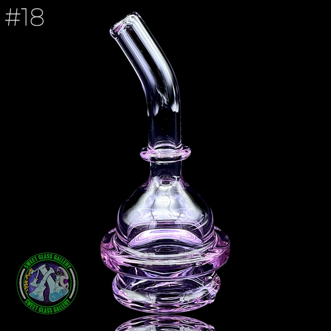 Zach Harrison - Puffco Peak Attachment #18 - Short Path Sipper Dry (Transparent Purple)