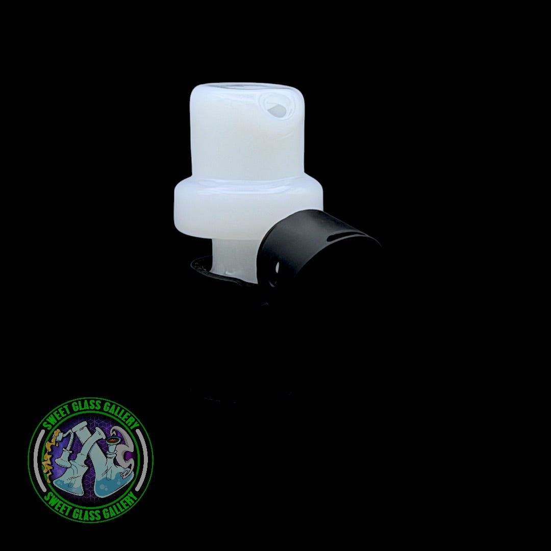 Rone Glass -Puffco Pivot Top #7 - Spray Can Tip White