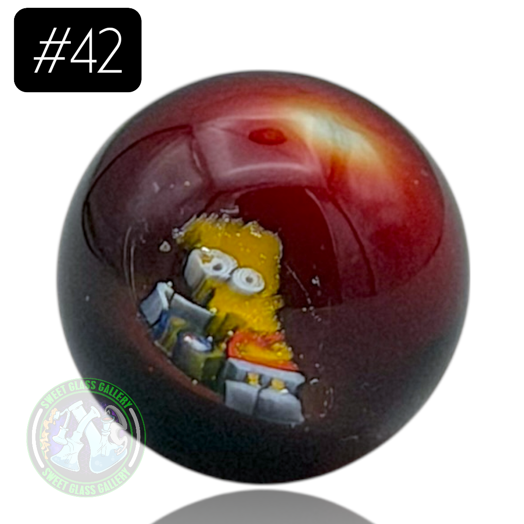 Keys Glass - Marble #42 (Bart - The Simpsons)