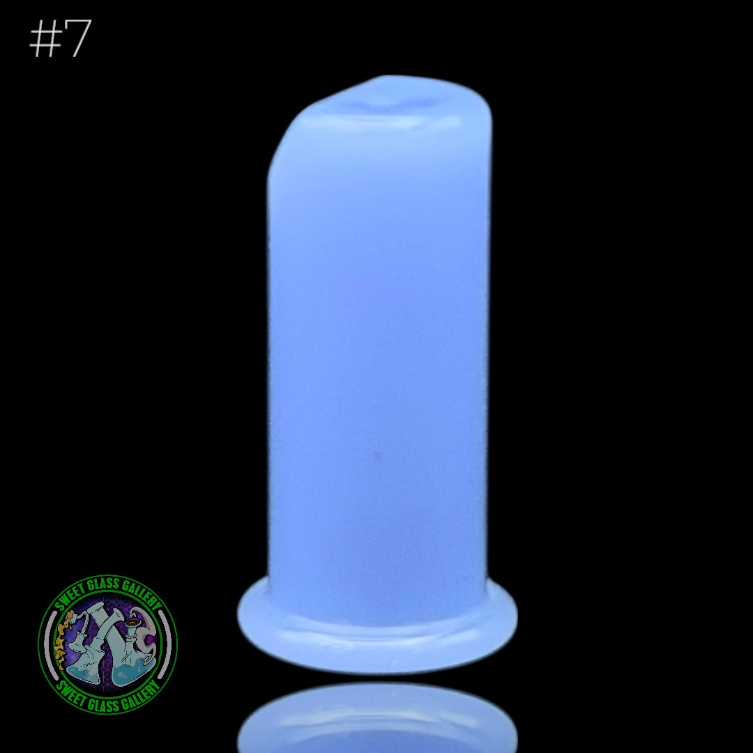 Kovacs Glass - Puffco Pivot Attachment #7 - Milky Blue