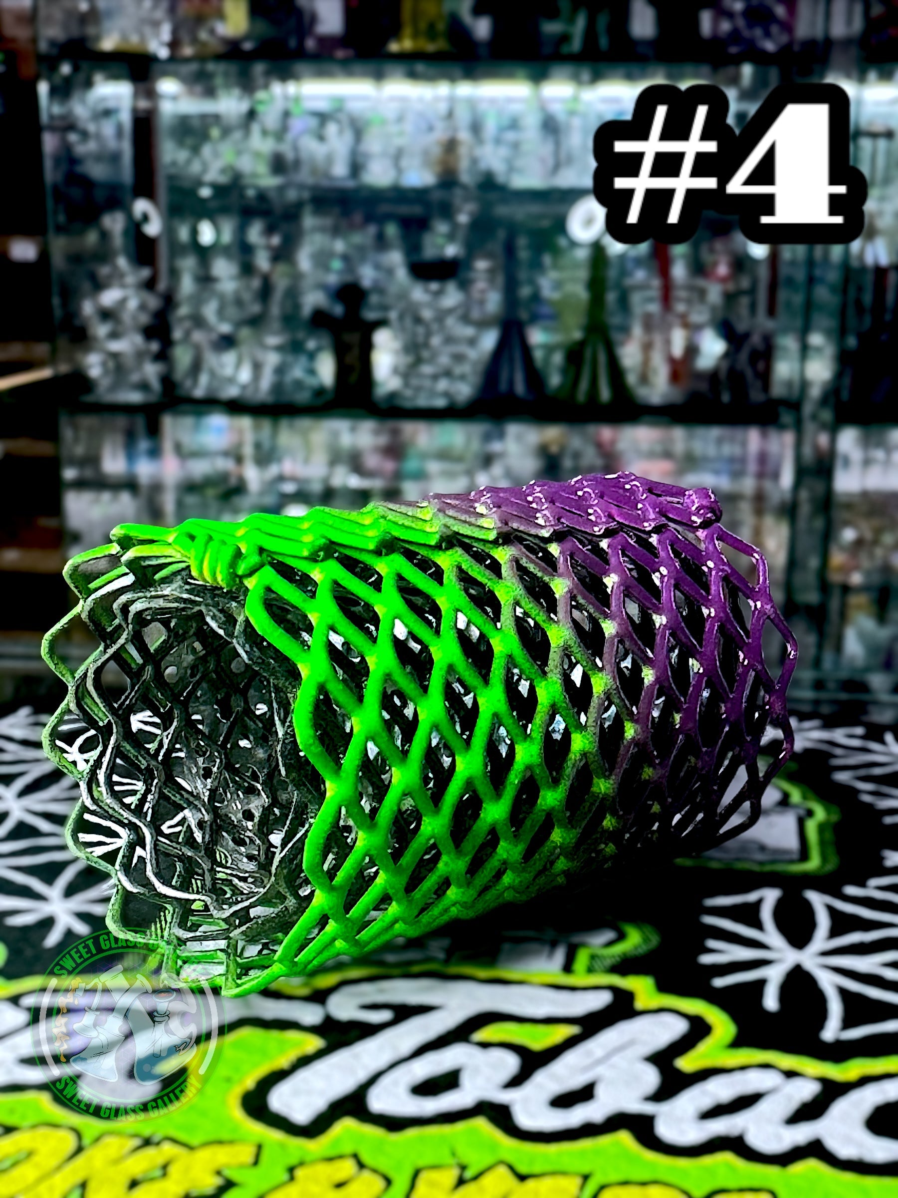 Mamba Guardz - Heat Cage #4 - Blazer GT8000 Guard (Bright Green & Purple)