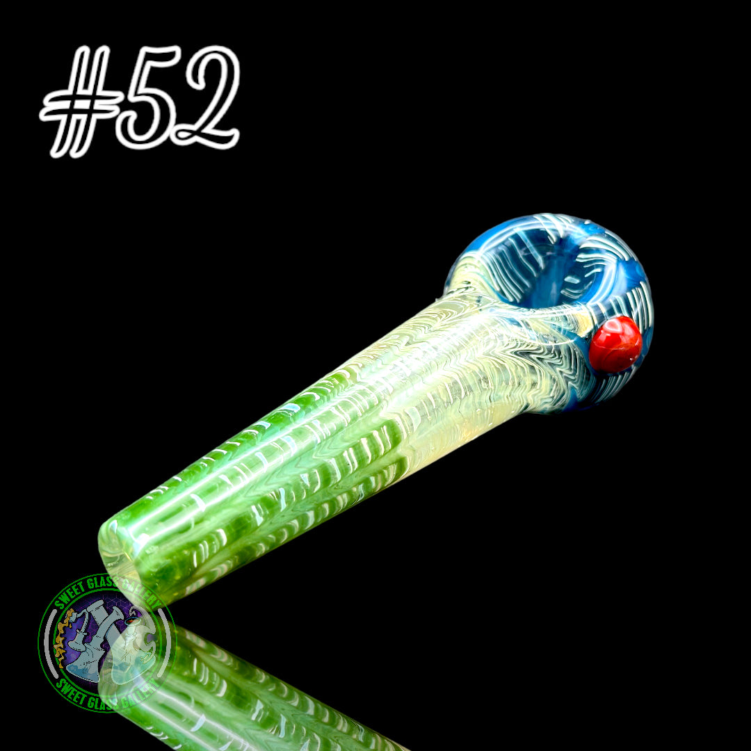 Daniel's Glass Art - German Glass Thick Hand Pipe #52