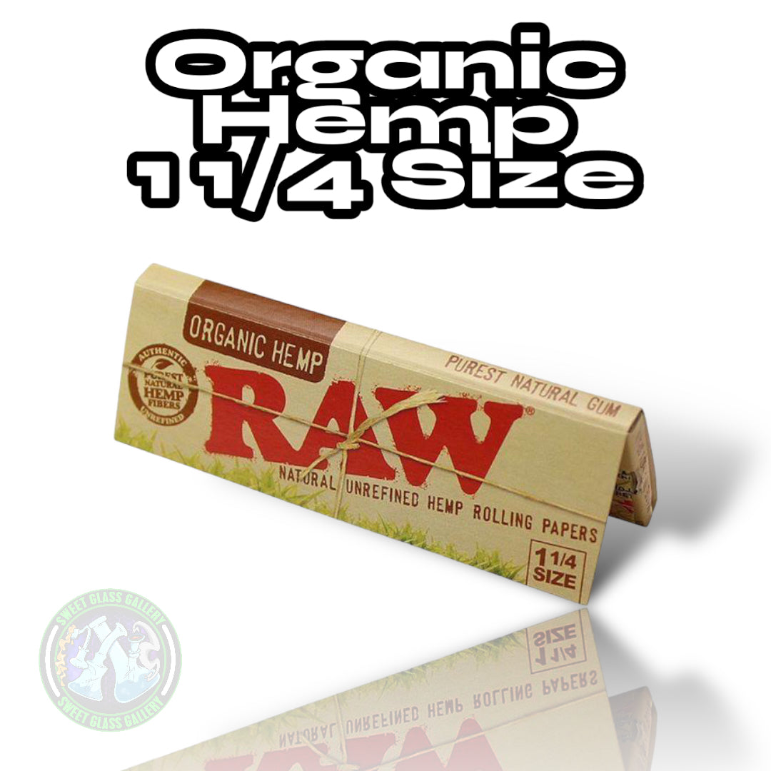 Raw - Organic Hemp Papers - 1 1/4 Size