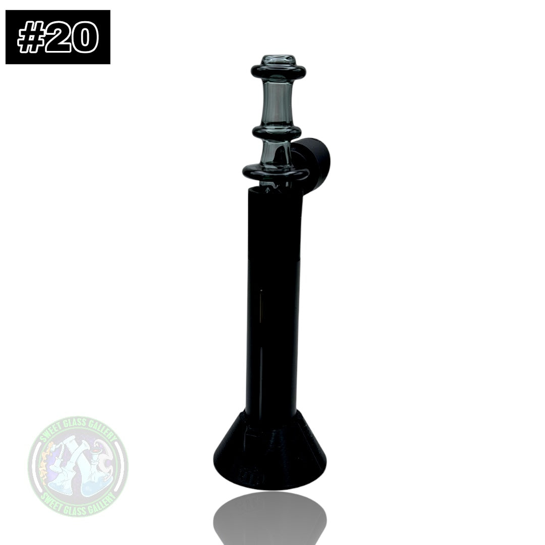 Rone Glass -Puffco Pivot Top #20 - Transparent Black