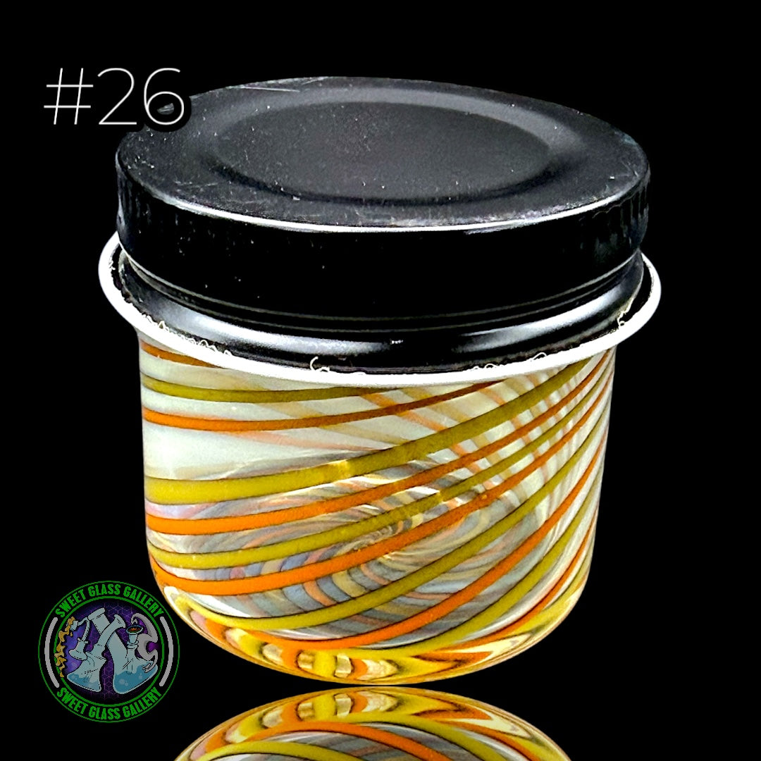 Ben’s Glass Art - Baller Jar #26 - Inside Out Tech