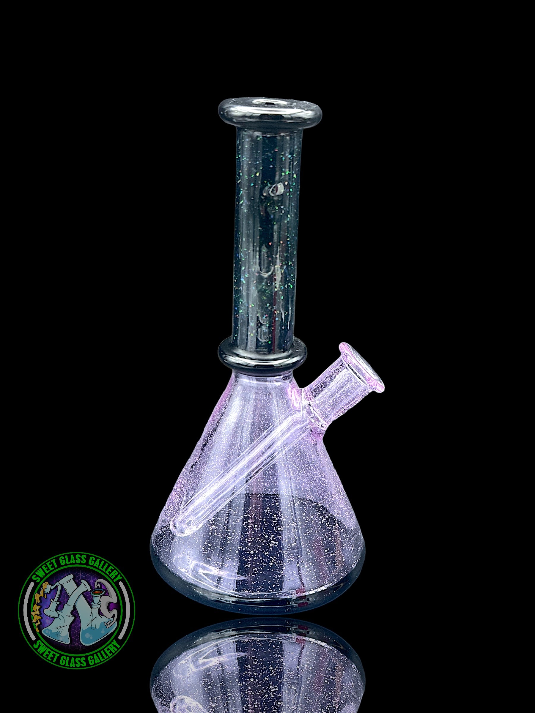 Selko Glass - Rig #3 - Shreddy Flask (Crushed Opal