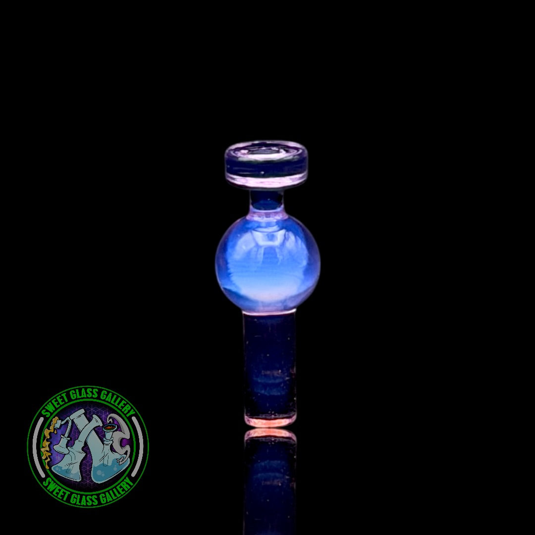 Camp Fire Quartz - Tower Cap - Transparent Milky Purple