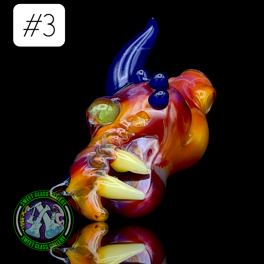 Tony Kazy Glass - Pendant #3 - Dragon Head
