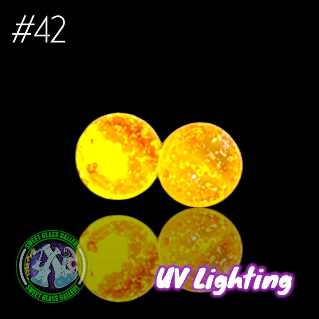 Kizmit Glass - Puffco Pivot Top #42 - Opal Citron Lite (UV)