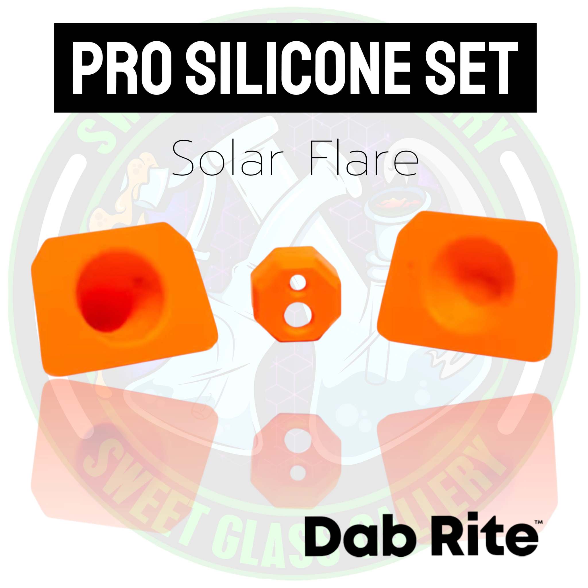 DabRite - Pro Silicone Set - Solar Flare