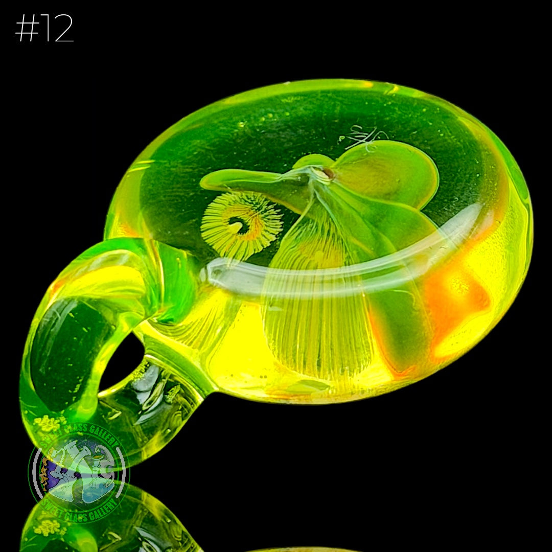 Steve H Glass - Pendant #12 - Face Implosion