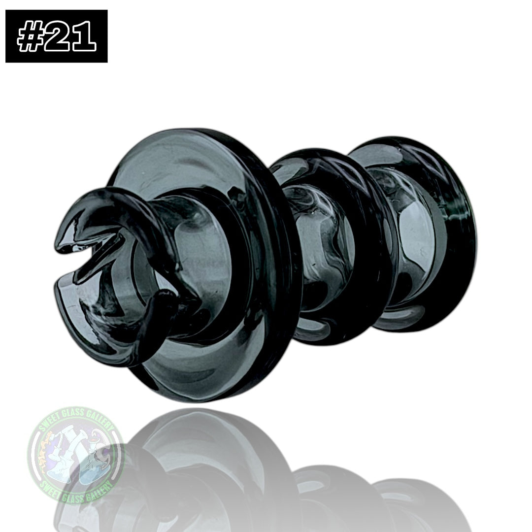 Rone Glass -Puffco Pivot Top #21 - Transparent Black