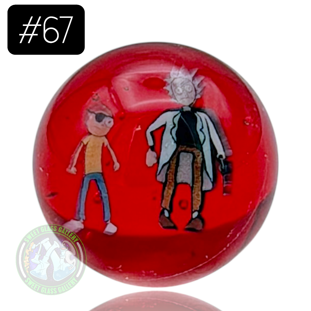 Keys Glass - Marble #67 (Rick & Morty)