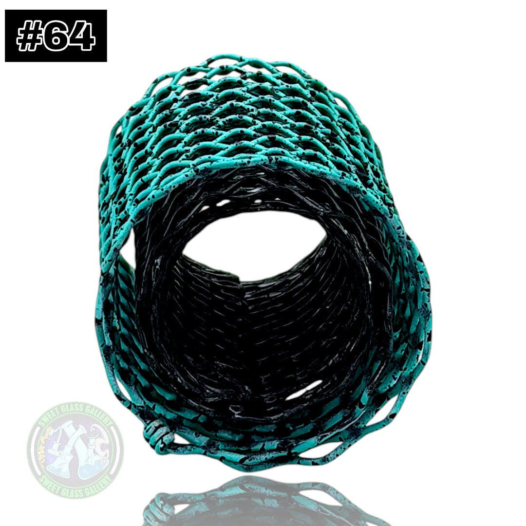 Mamba Guardzz - Heat Cage #64 - Blazer GT8000 Guard (Teal w/ Black Splatter)